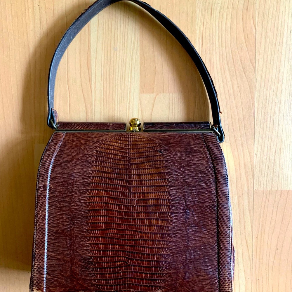 VINTAGE Brown Purse